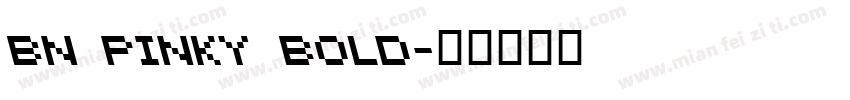 BN Pinky Bold字体转换